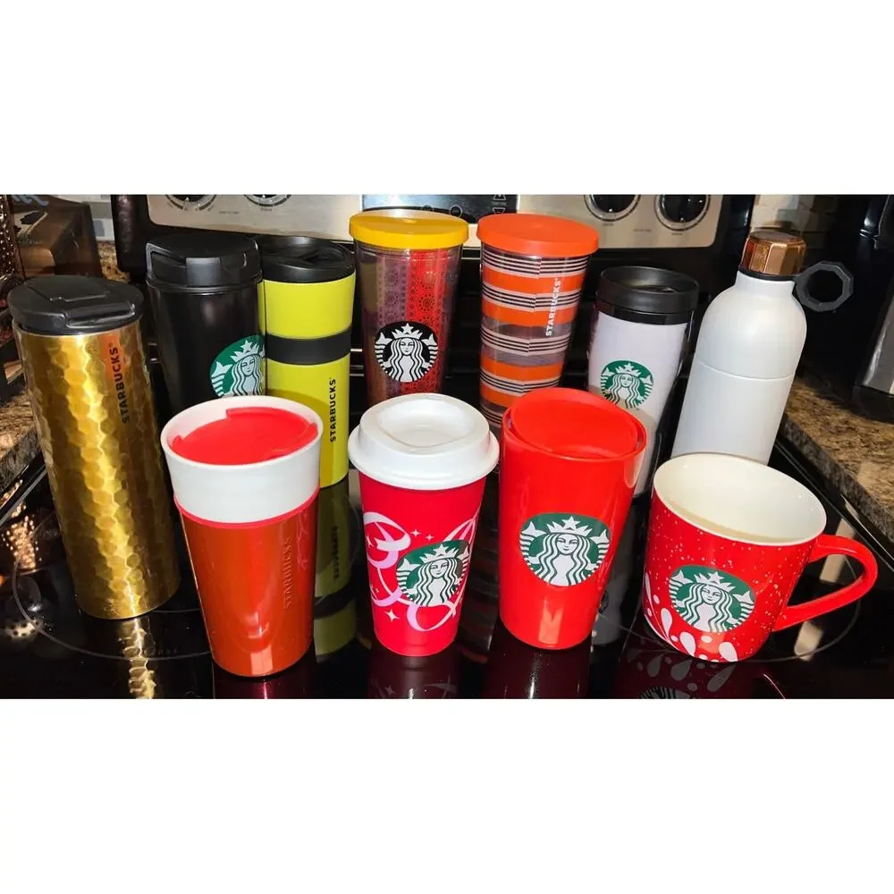 Huge Lot of Starbucks Cups